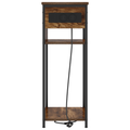 vidaXL Bedside Cabinet Smoked oak 28.1 x 40.9 x 75 cm Engineered wood