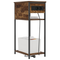 vidaXL Bedside Cabinet Smoked oak 28.1 x 40.9 x 75 cm Engineered wood