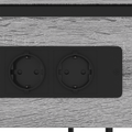 vidaXL Bedside Cabinet Grey sonoma 28.1 x 40.9 x 75 cm Engineered wood