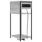vidaXL Bedside Cabinet Grey sonoma 28.1 x 40.9 x 75 cm Engineered wood