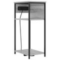vidaXL Bedside Cabinet Grey sonoma 28.1 x 40.9 x 75 cm Engineered wood