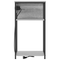 vidaXL Bedside Cabinet Grey sonoma 28.1 x 40.9 x 75 cm Engineered wood
