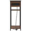 vidaXL Bedside Cabinet Brown oak 41 x 28 x 76 cm Engineered wood