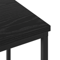 vidaXL Bedside Cabinet Black oak Engineered wood