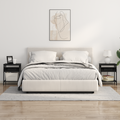 vidaXL Bedside Cabinets 2 pcs Black oak Engineered wood