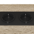 vidaXL Bedside Cabinet Sonoma oak Engineered wood