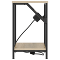 vidaXL Bedside Cabinet Sonoma oak Engineered wood