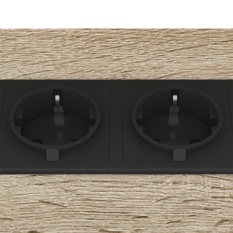 vidaXL Bedside Cabinets 2 pcs Sonoma oak Engineered wood