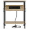 vidaXL Bedside Cabinets 2 pcs Sonoma oak Engineered wood