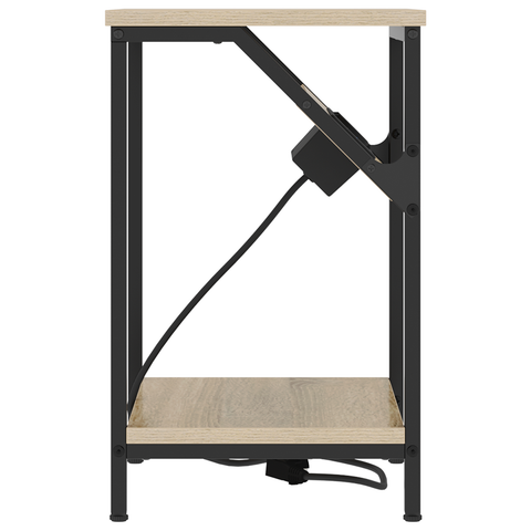 vidaXL Bedside Cabinets 2 pcs Sonoma oak Engineered wood