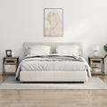 vidaXL Bedside Cabinets 2 pcs Sonoma oak Engineered wood