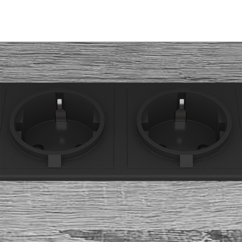 vidaXL Bedside Cabinet Grey sonoma Engineered wood