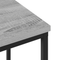 vidaXL Bedside Cabinet Grey sonoma Engineered wood