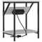 vidaXL Bedside Cabinet Grey sonoma Engineered wood