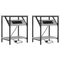 vidaXL Bedside Cabinets 2 pcs Grey sonoma Engineered wood