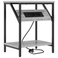 vidaXL Bedside Cabinets 2 pcs Grey sonoma Engineered wood