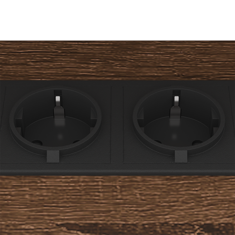 vidaXL Bedside Cabinet Brown oak Engineered wood