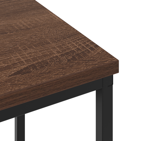 vidaXL Bedside Cabinet Brown oak Engineered wood