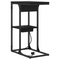 vidaXL Bedside Table Black oak 41.5 x 26 x 60.5 cm Engineered wood