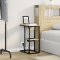 vidaXL Bedside Table Sonoma oak 41.5 x 26 x 60.5 cm Engineered wood