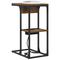 vidaXL Bedside Table Smoked oak 41.5 x 26 x 60.5 cm Engineered wood