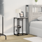 vidaXL Bedside Table Grey sonoma 41.5 x 26 x 60.5 cm Engineered wood