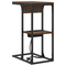 vidaXL Bedside Table Brown oak 41.5 x 26 x 60.5 cm Engineered wood