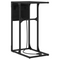 vidaXL Bedside Table Black oak 41.5 x 26 x 60.5 cm Engineered wood