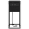 vidaXL Bedside Table Black oak 41.5 x 26 x 60.5 cm Engineered wood