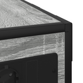 vidaXL Bedside Table Grey sonoma 41.5 x 26 x 60.5 cm Engineered wood