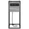 vidaXL Bedside Table Grey sonoma 41.5 x 26 x 60.5 cm Engineered wood