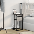 vidaXL Bedside Table Grey sonoma 41.5 x 26 x 60.5 cm Engineered wood