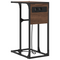 vidaXL Bedside Table Brown oak 41.5 x 26 x 60.5 cm Engineered wood