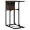 vidaXL Bedside Table Brown oak 41.5 x 26 x 60.5 cm Engineered wood