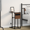 vidaXL Bedside Table Brown oak 41.5 x 26 x 60.5 cm Engineered wood