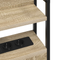vidaXL Storage Headboard with Shelf Wall-mounted Sonoma oak 80 cm Engineered wood