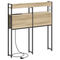 vidaXL Storage Headboard with Shelf Wall-mounted Sonoma oak 80 cm Engineered wood