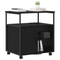 vidaXL Office Cabinet Black oak 61 x 46 x 67 cm Engineered wood