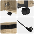 vidaXL Office Cabinet Sonoma oak 61 x 46 x 67 cm Engineered wood