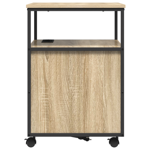 vidaXL Office Cabinet Sonoma oak 61 x 46 x 67 cm Engineered wood