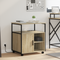 vidaXL Office Cabinet Sonoma oak 61 x 46 x 67 cm Engineered wood