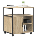 vidaXL Office Cabinet Sonoma oak 61 x 46 x 67 cm Engineered wood
