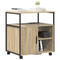 vidaXL Office Cabinet Sonoma oak 61 x 46 x 67 cm Engineered wood