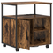 vidaXL Office Cabinet Smoked oak 61 x 46 x 67 cm Engineered wood