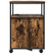 vidaXL Office Cabinet Smoked oak 61 x 46 x 67 cm Engineered wood