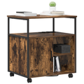vidaXL Office Cabinet Smoked oak 61 x 46 x 67 cm Engineered wood