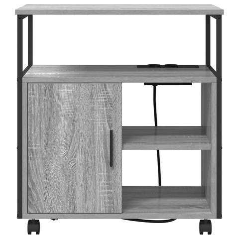 vidaXL Office Cabinet Grey sonoma 61 x 46 x 67 cm Engineered wood