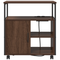 vidaXL Office Cabinet Brown oak 61 x 46 x 67 cm Engineered wood