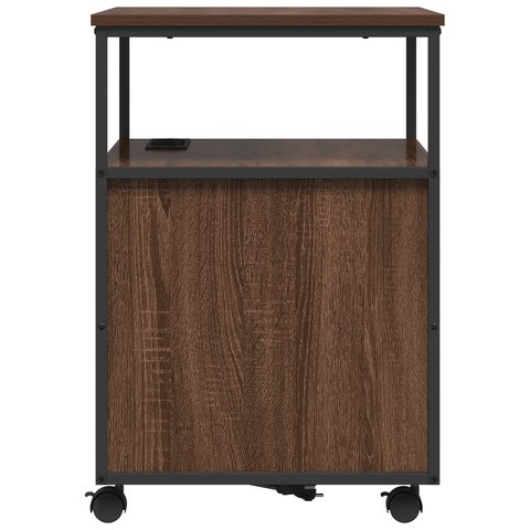 vidaXL Office Cabinet Brown oak 61 x 46 x 67 cm Engineered wood