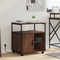 vidaXL Office Cabinet Brown oak 61 x 46 x 67 cm Engineered wood